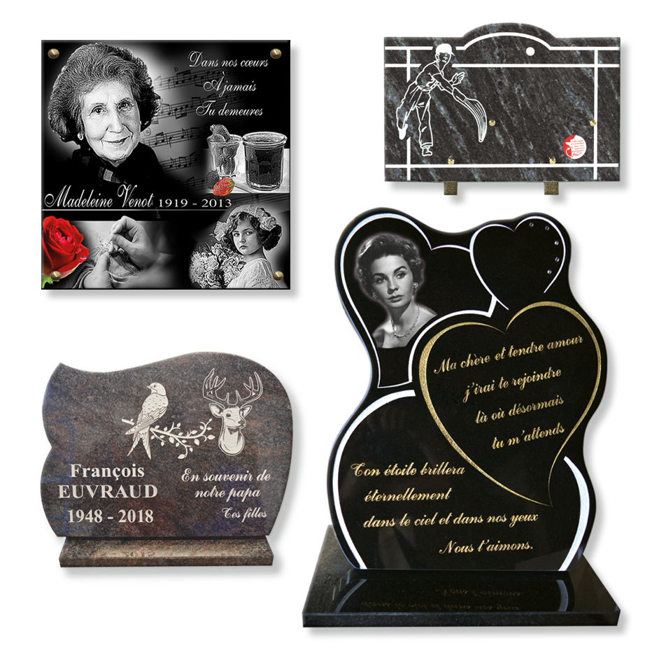 Nos collections - Plaques personnalisés